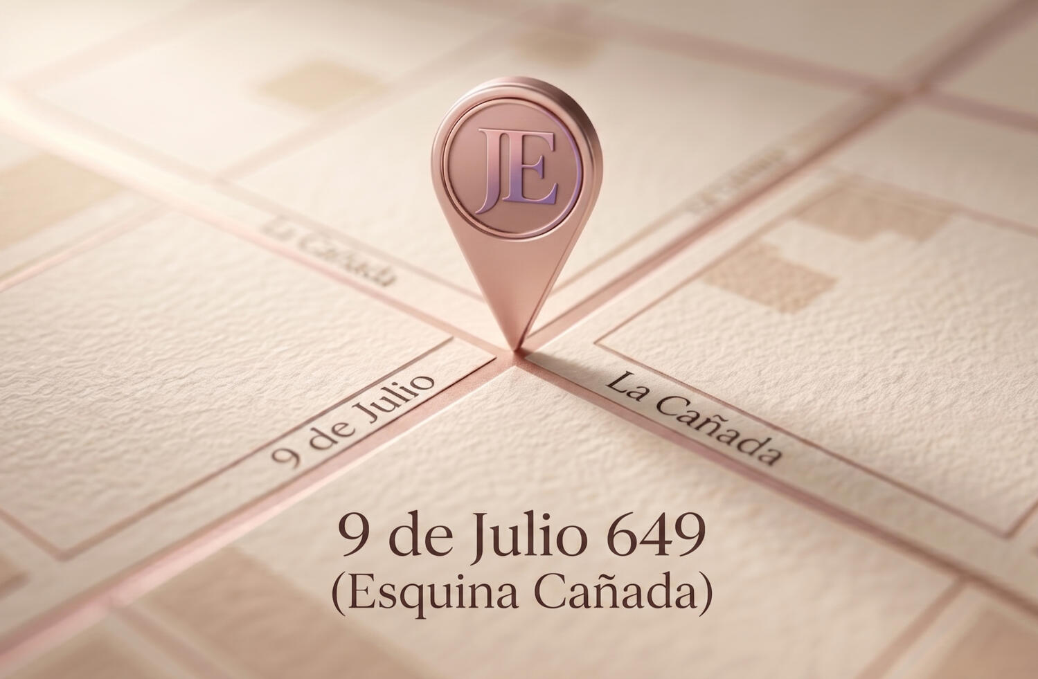 Mapa de ubicación de Estética Eugenia Jostal en 9 de Julio y Cañada, Córdoba.